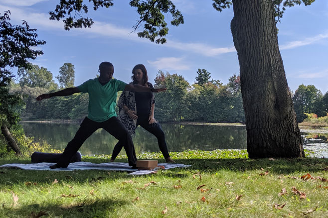 erin reed teaching yoga for self care